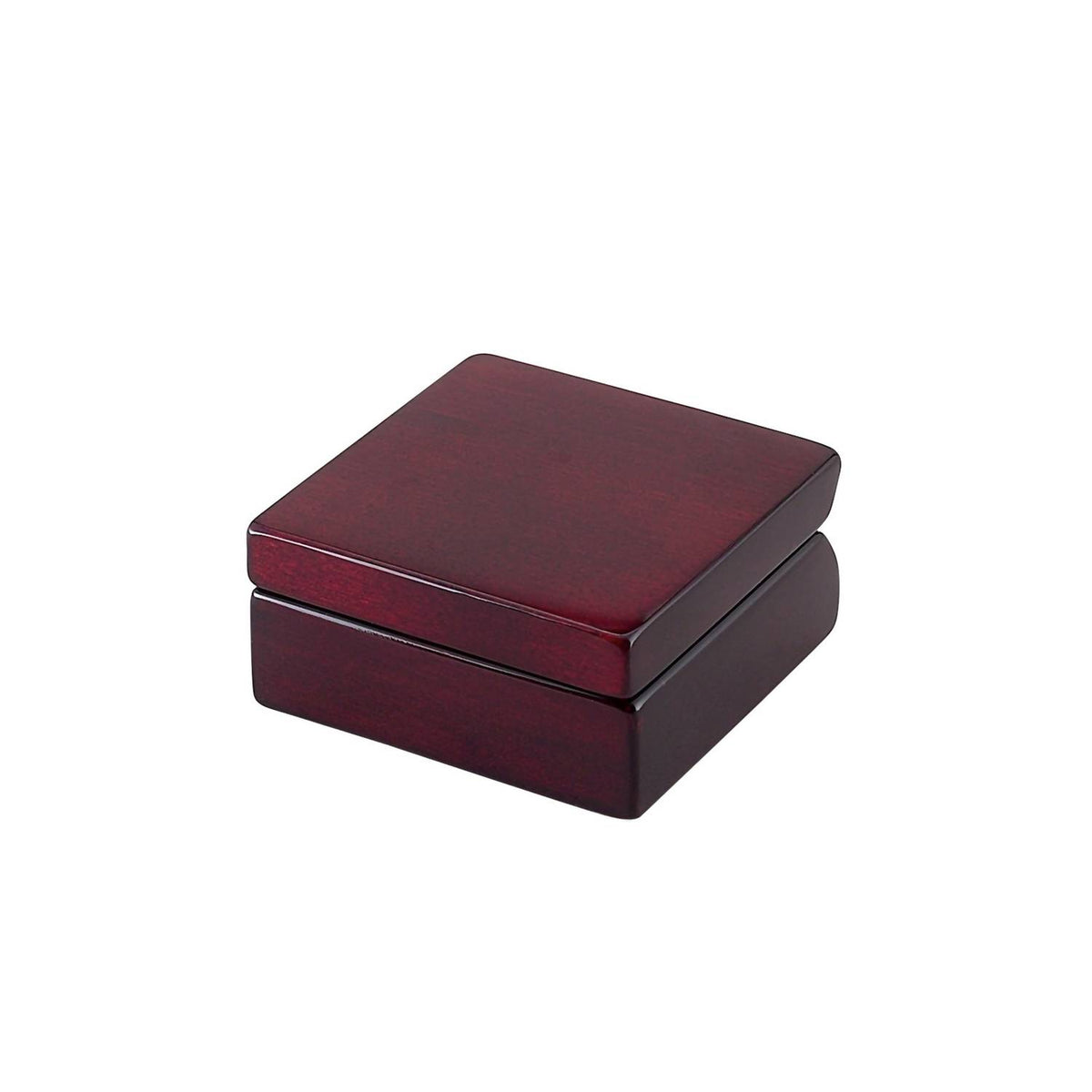 Creative Gifts International - Square Wood Box With Clock