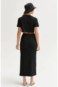 Crescent - Jenna Textured Maxi Skirt Set