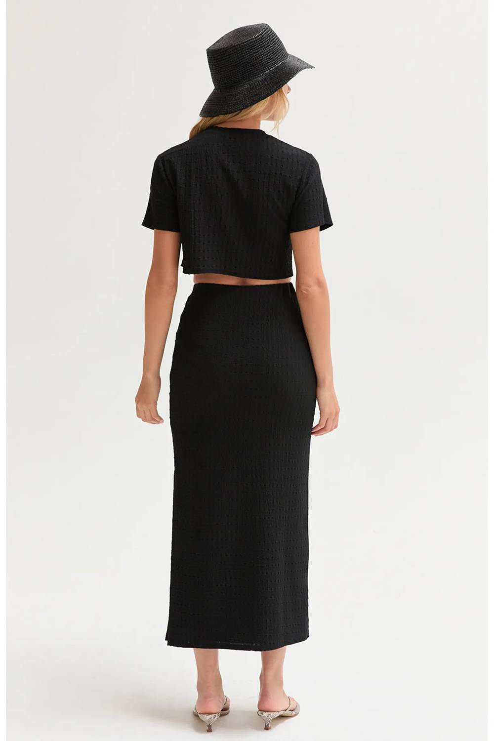 Crescent - Jenna Textured Maxi Skirt Set
