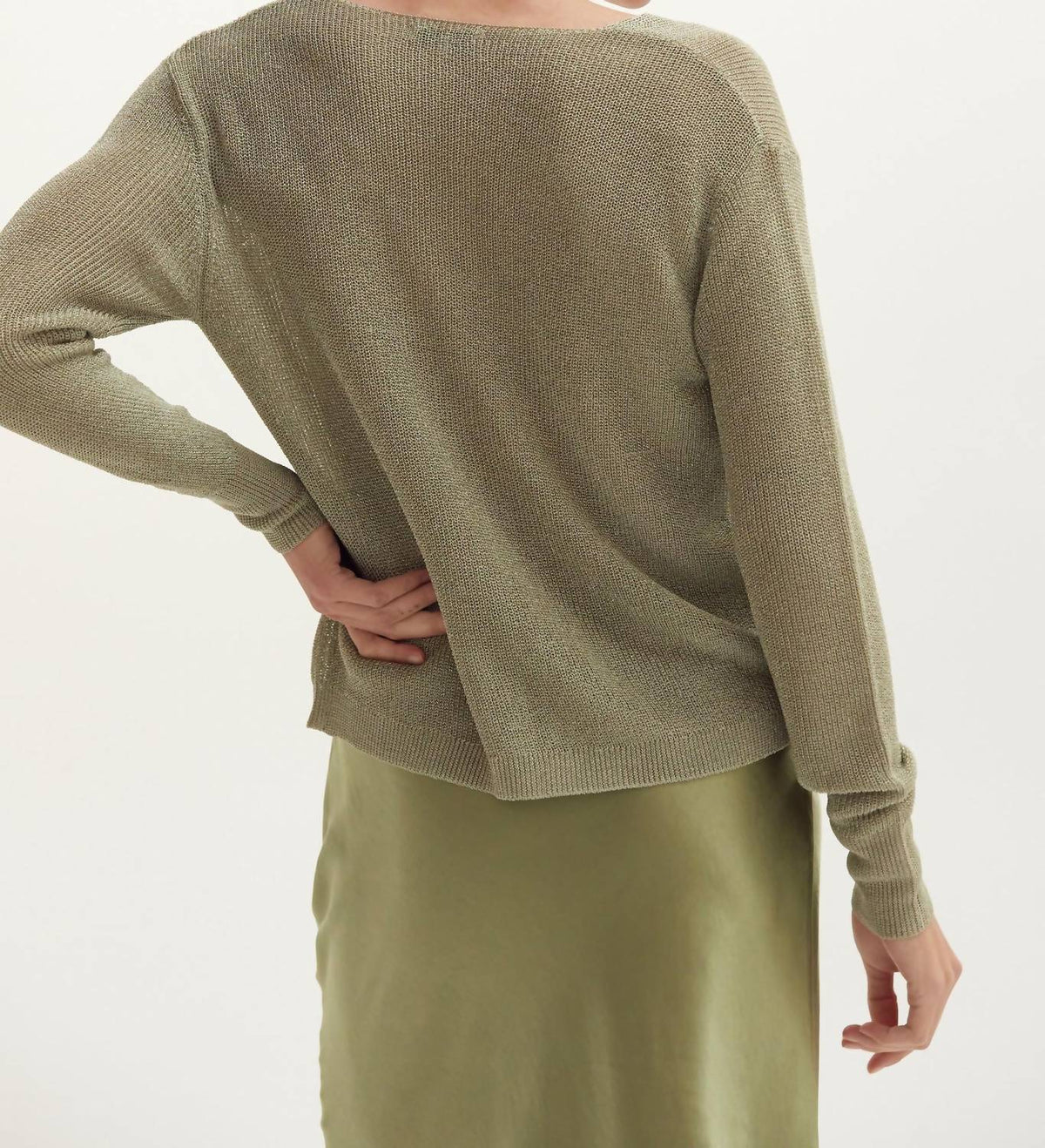 Crescent - Jocelene Lurex Sweater Top