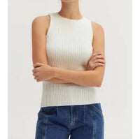 Crescent - Renae Lurex Ribbed Tank Top