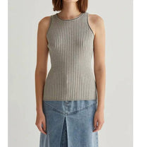 Crescent - Renae Lurex Ribbed Tank Top