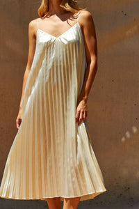 Crescent - Sharpe Pleated Midi And Knit Top Two Piece Set - clothing - loungewear - loungewear - set