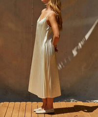 Crescent - Sharpe Pleated Midi And Knit Top Two Piece Set - clothing - loungewear - loungewear - set