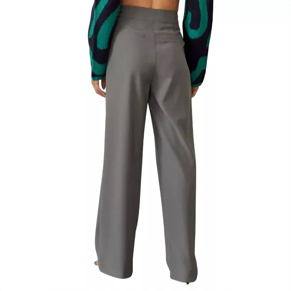 Crescent - Suki Straight-leg Pleated Trouser
