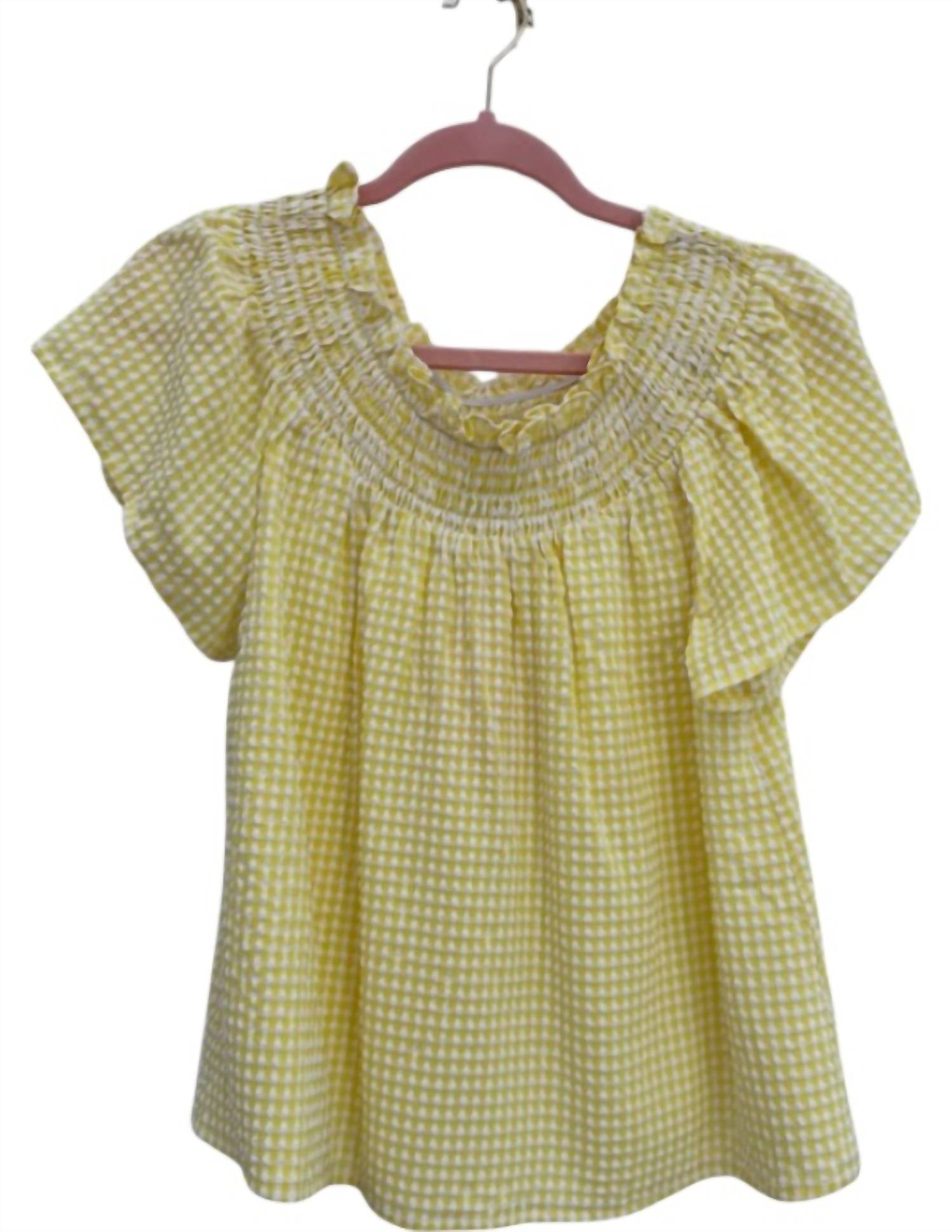 Crosby By Mollie Burch - Women's Loretta Top - blouses - clothing - gingham