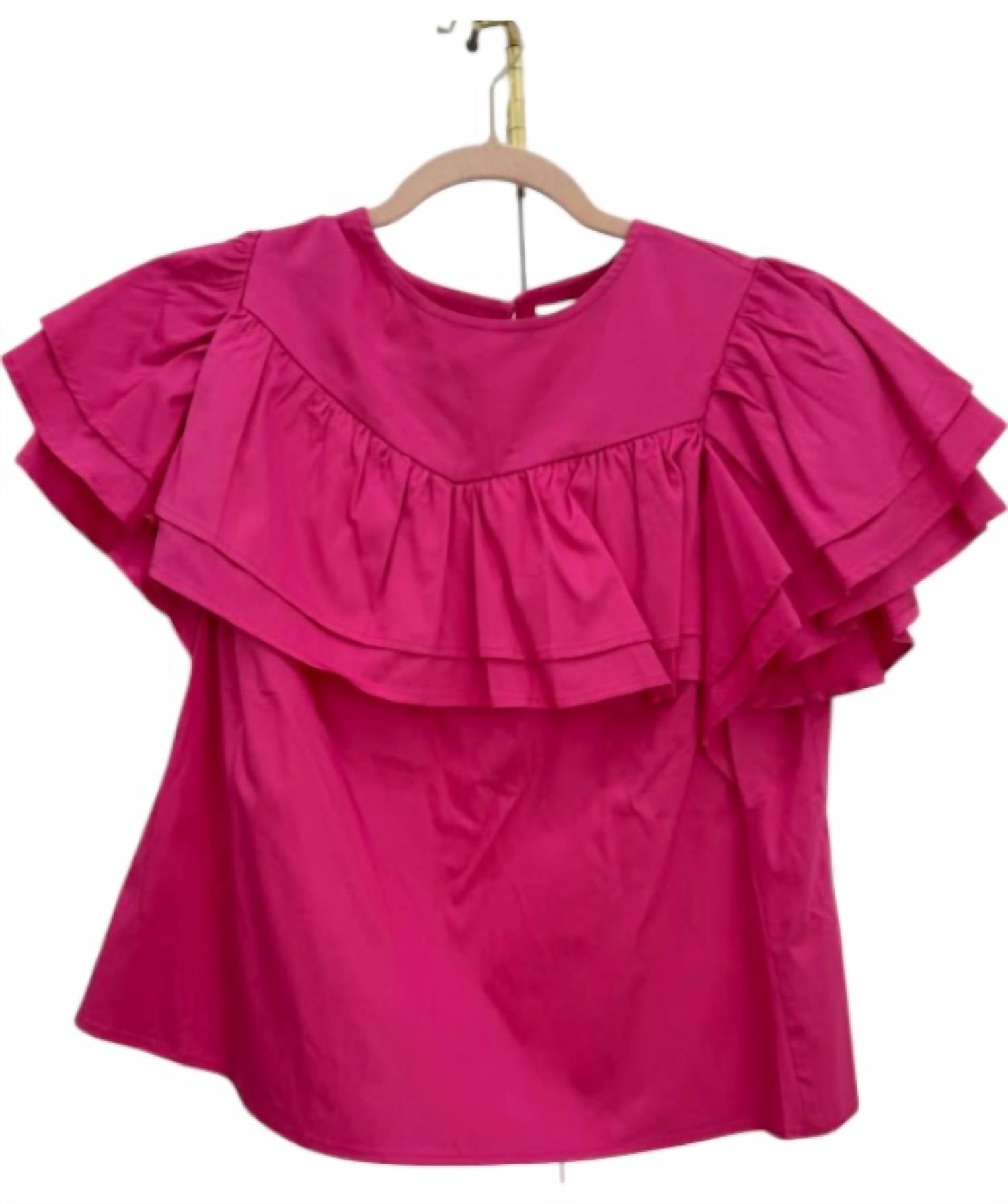 Crosby By Mollie Burch - Women's Marian Top - blouses - clothing - pink