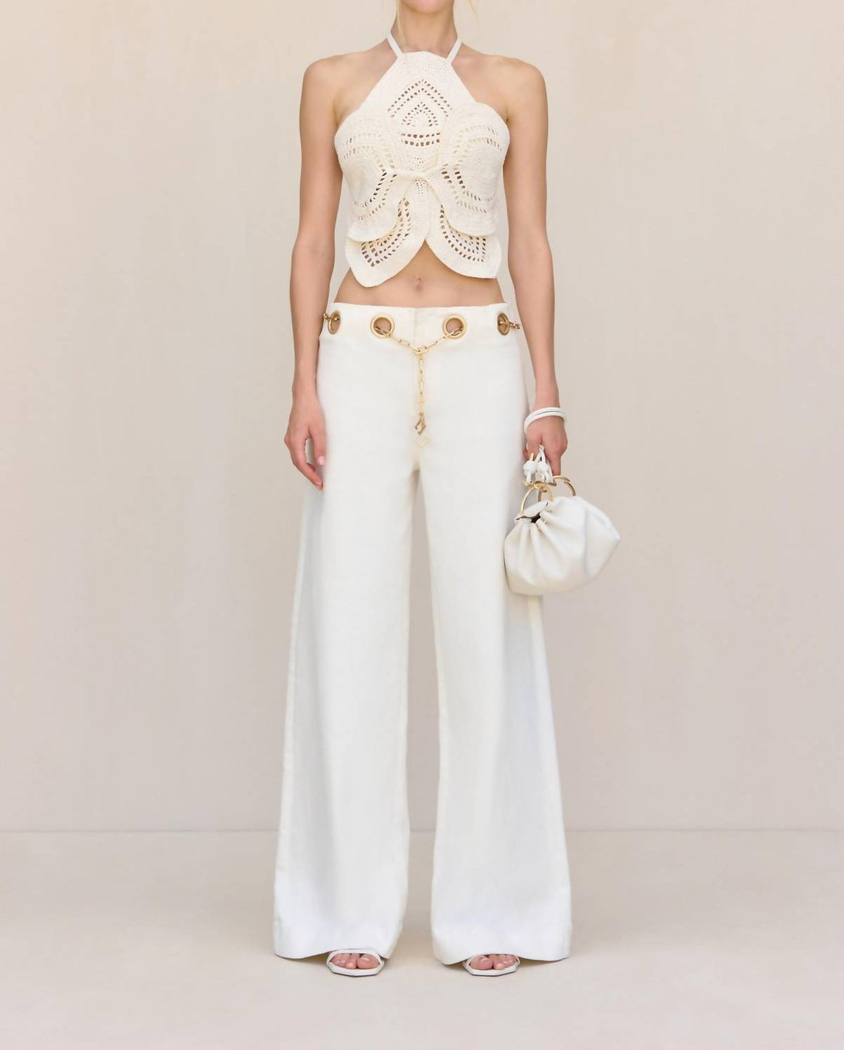Cult Gaia - Crochet Flower Top