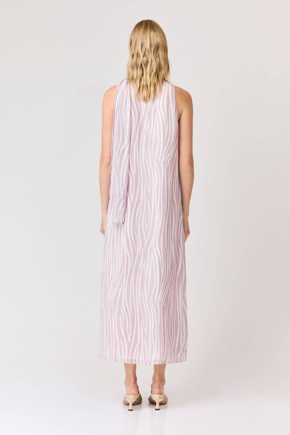 Curaae - Zuri Chiffon Midi Dress - clothing - dresses - midi