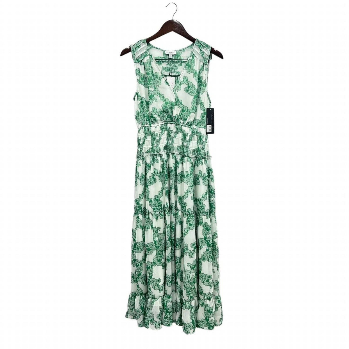 Current Air - Abstract Motif Midi Dress