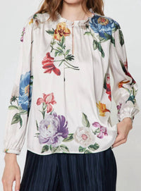Current Air - Botanical Floral Print Blouse
