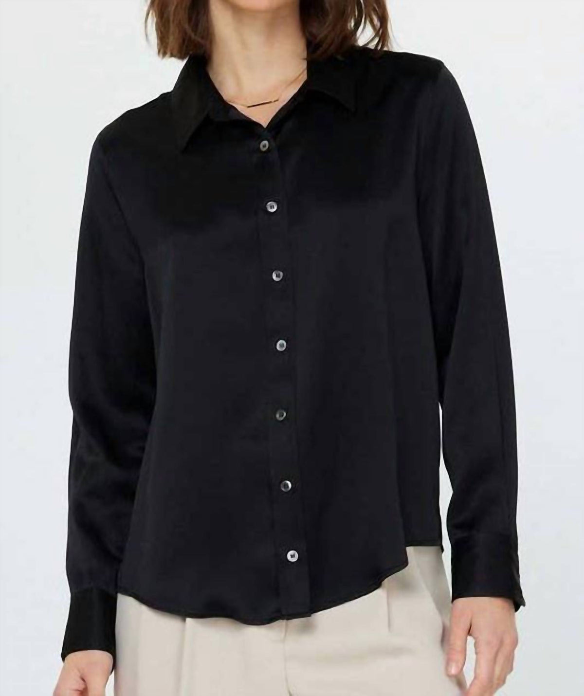 Current Air - Button Down Long Sleeve Blouse