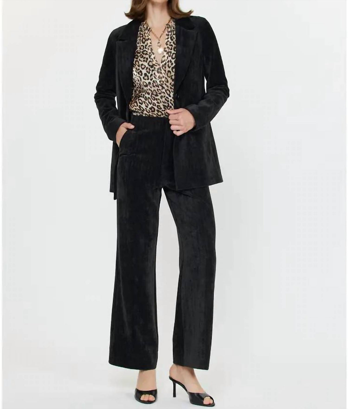 Current Air - Cali Corduroy Single Breasted Blazer