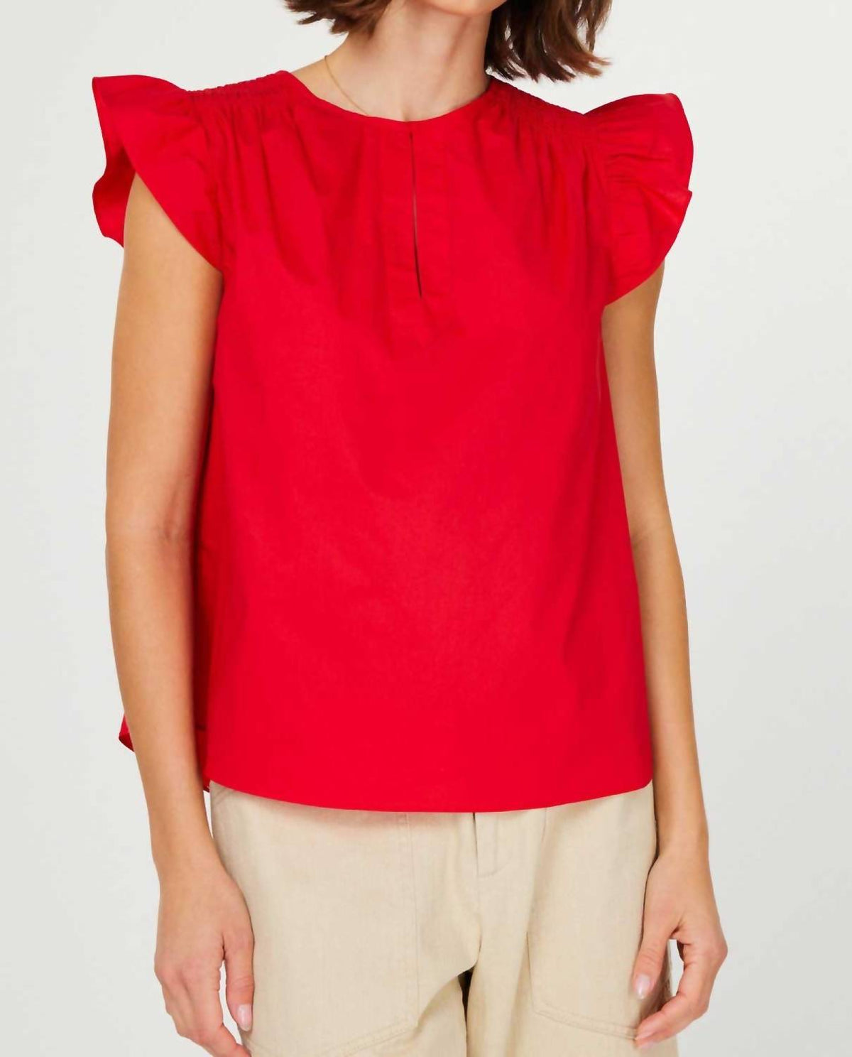 Current Air - Women's Callie Smocked Blouse