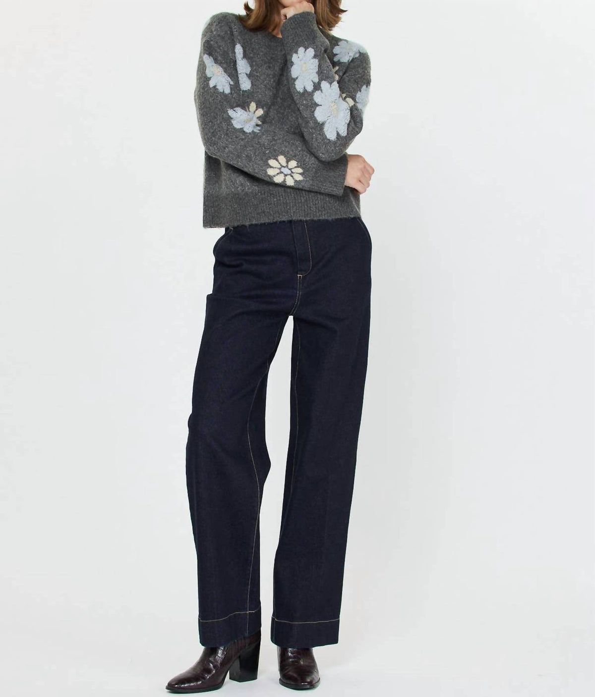 Current Air - Daisy Crew Neck Sweater