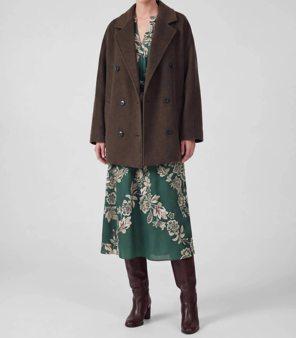 Current Air - Double Breasted Wool Coat