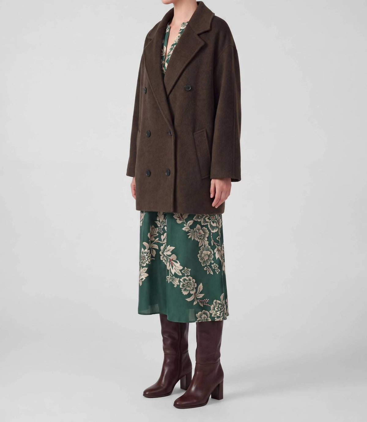 Current Air - Double Breasted Wool Coat