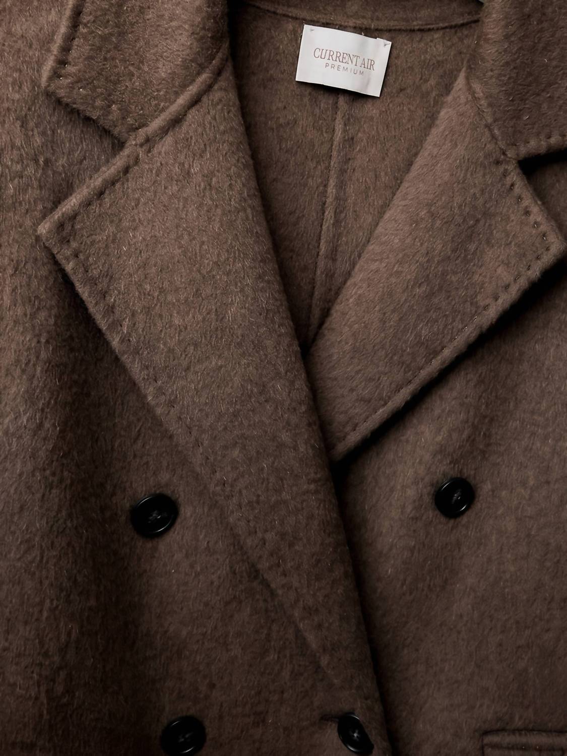 Current Air - Double Breasted Wool Coat