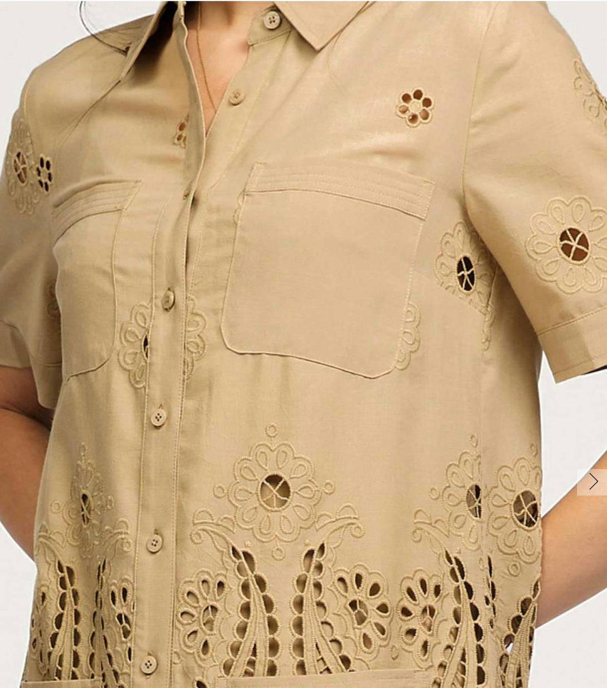 Current Air - Eyelet Mini Dress