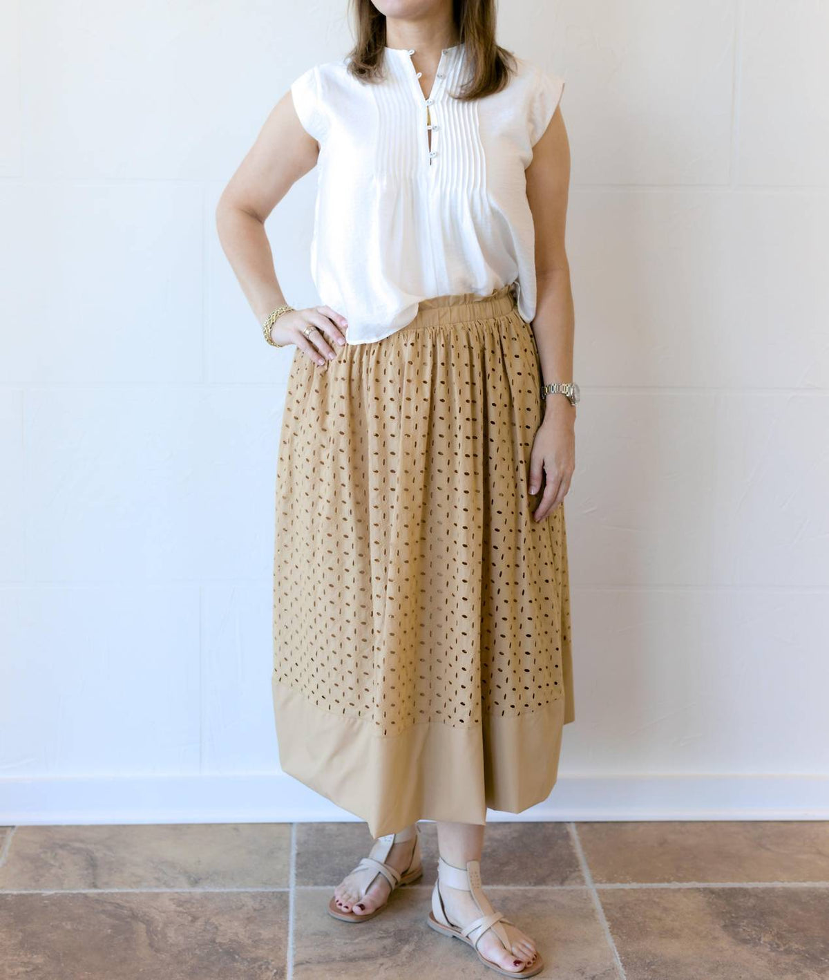 Current Air - Eyelet Skirt