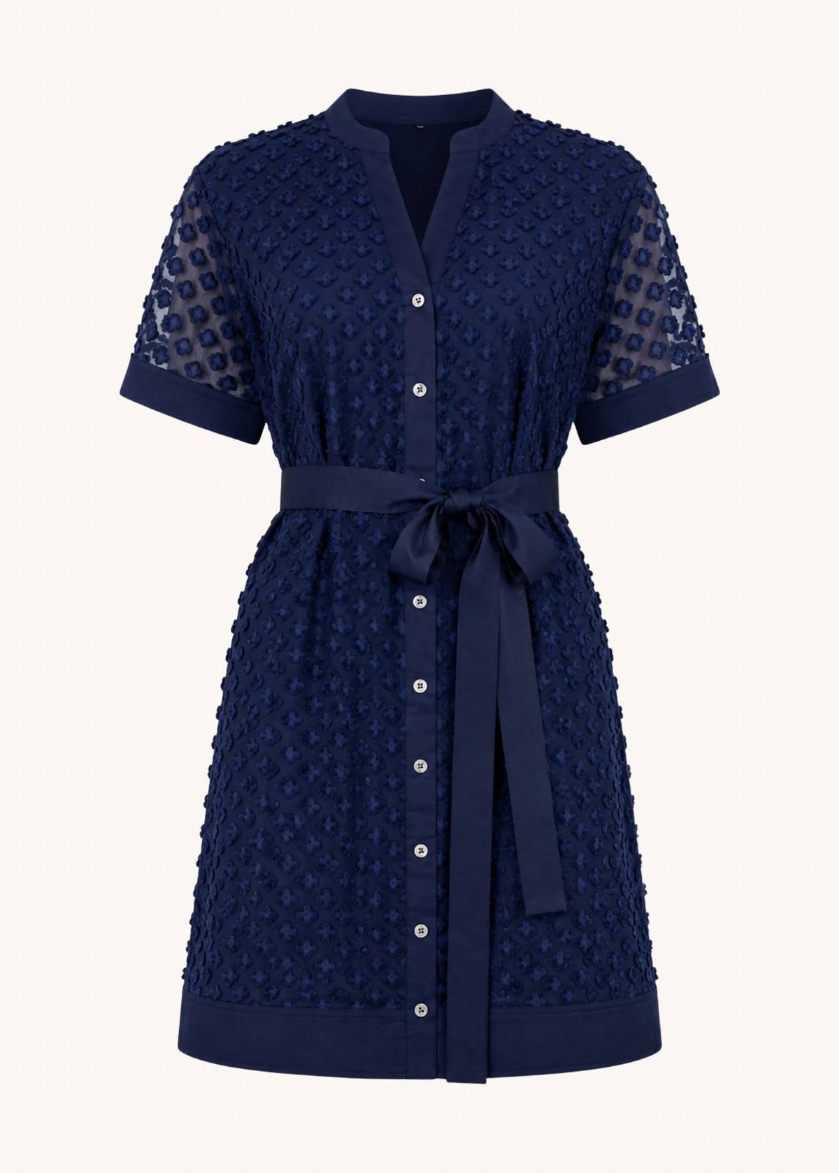 Current Air - Laura Floral Button Down Mini Dress