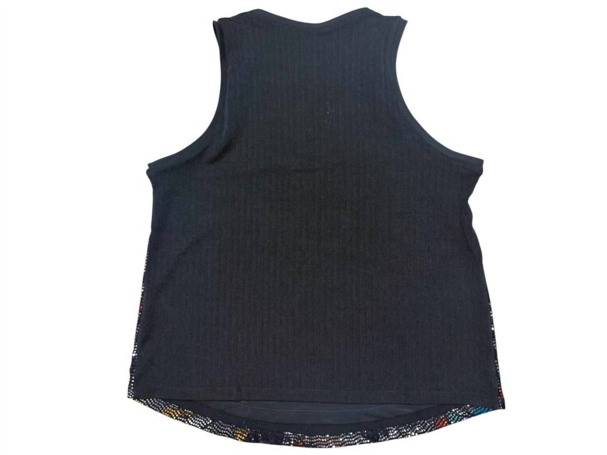Current Air - Metallic Abstract Tank Top
