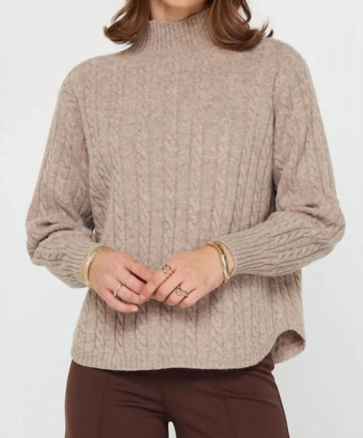 Current Air - Mock Neck Sweater