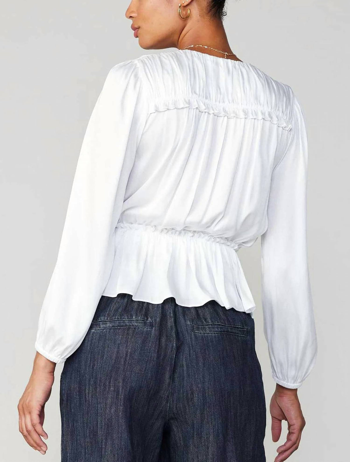 Current Air - Peplum Surplus Blouse