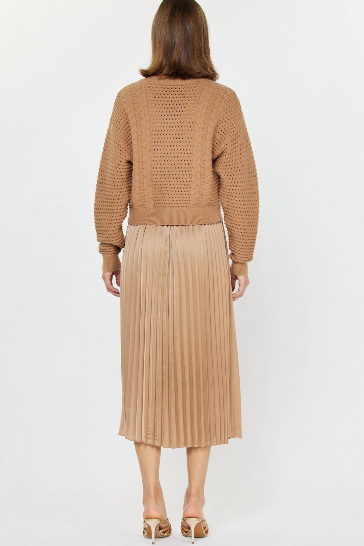Current Air - PULLOVER SWEATER & PLEATED DRESS SETS
