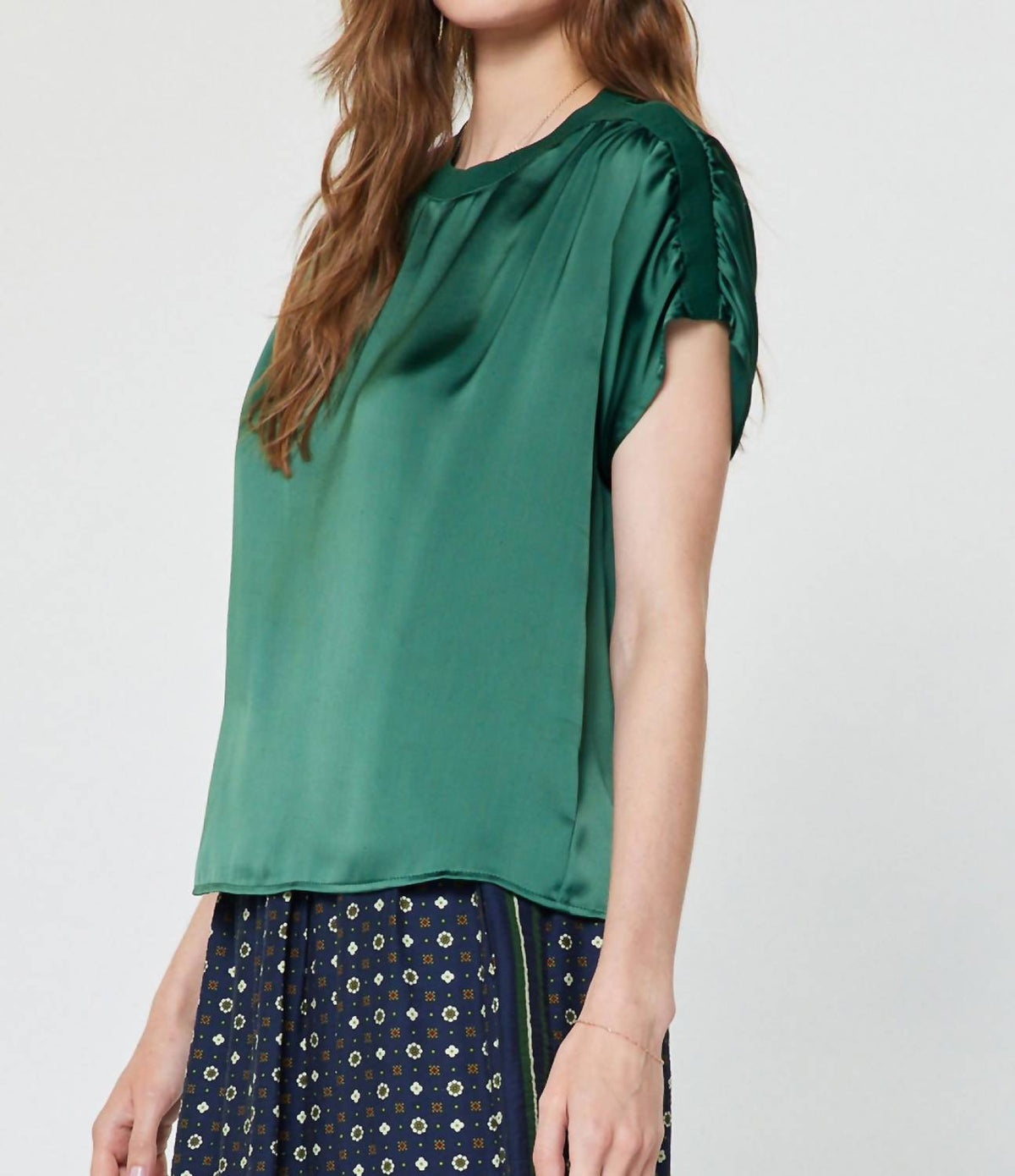 Current Air - Satin Finish Blouse