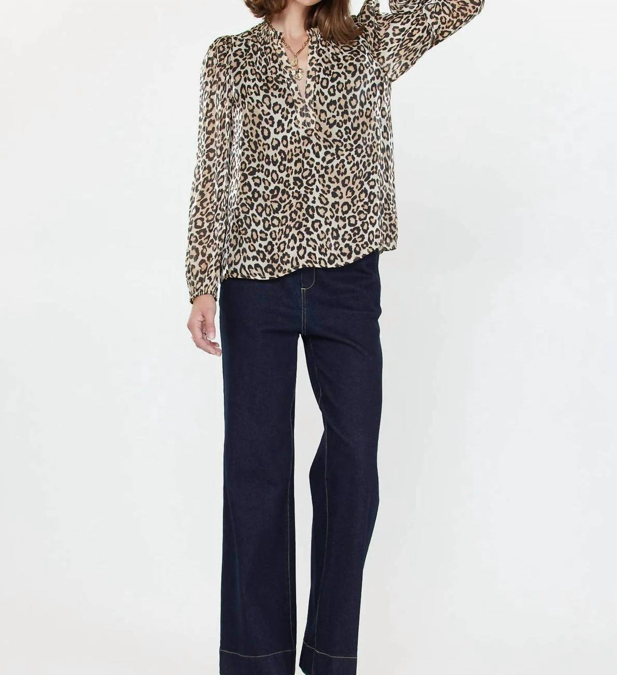 Current Air - Scarlett Split V-neck Top