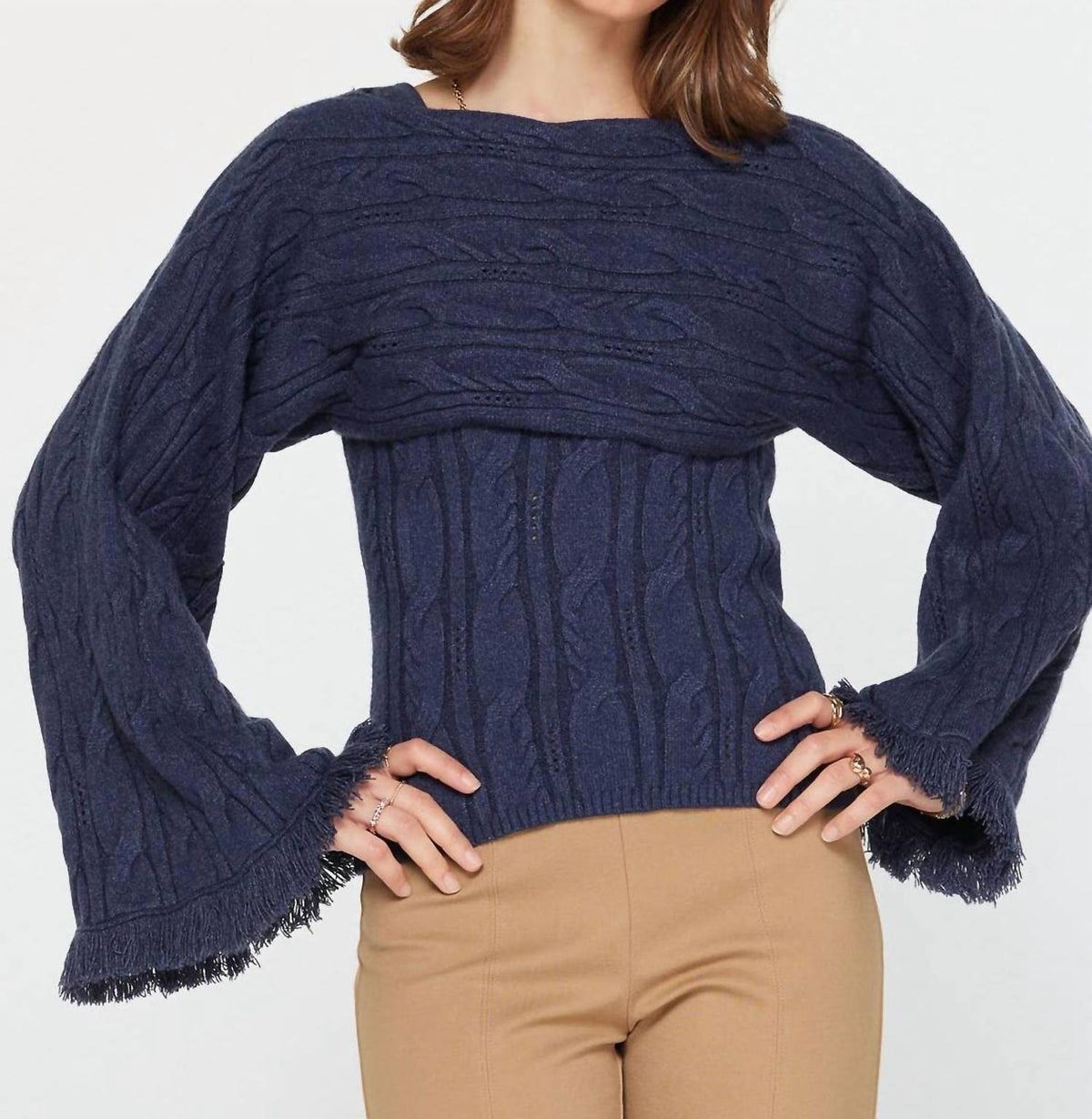 Current Air - Shrug and Sweater Top Set