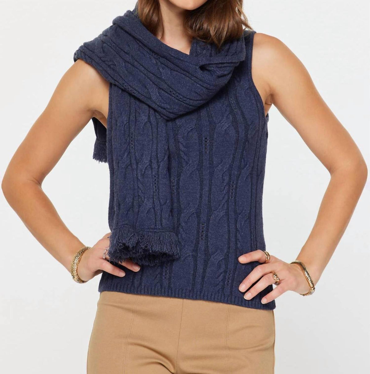 Current Air - Shrug and Sweater Top Set