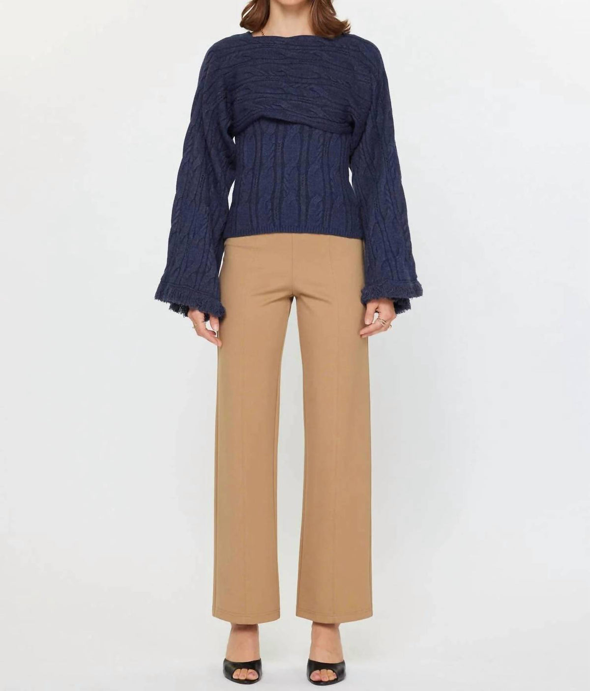 Current Air - Shrug and Sweater Top Set