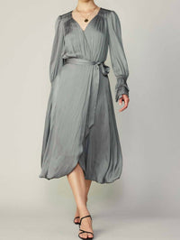 Current Air - Silk Wrap Dress