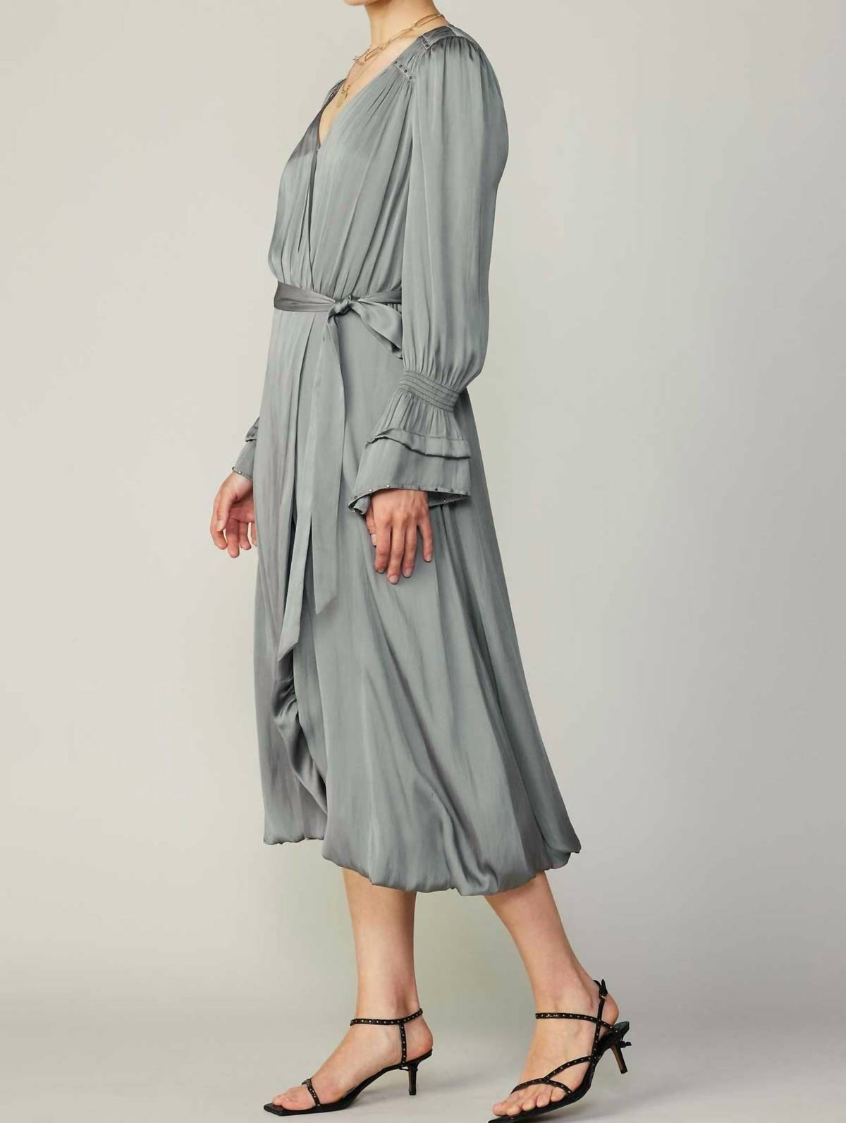 Current Air - Silk Wrap Dress