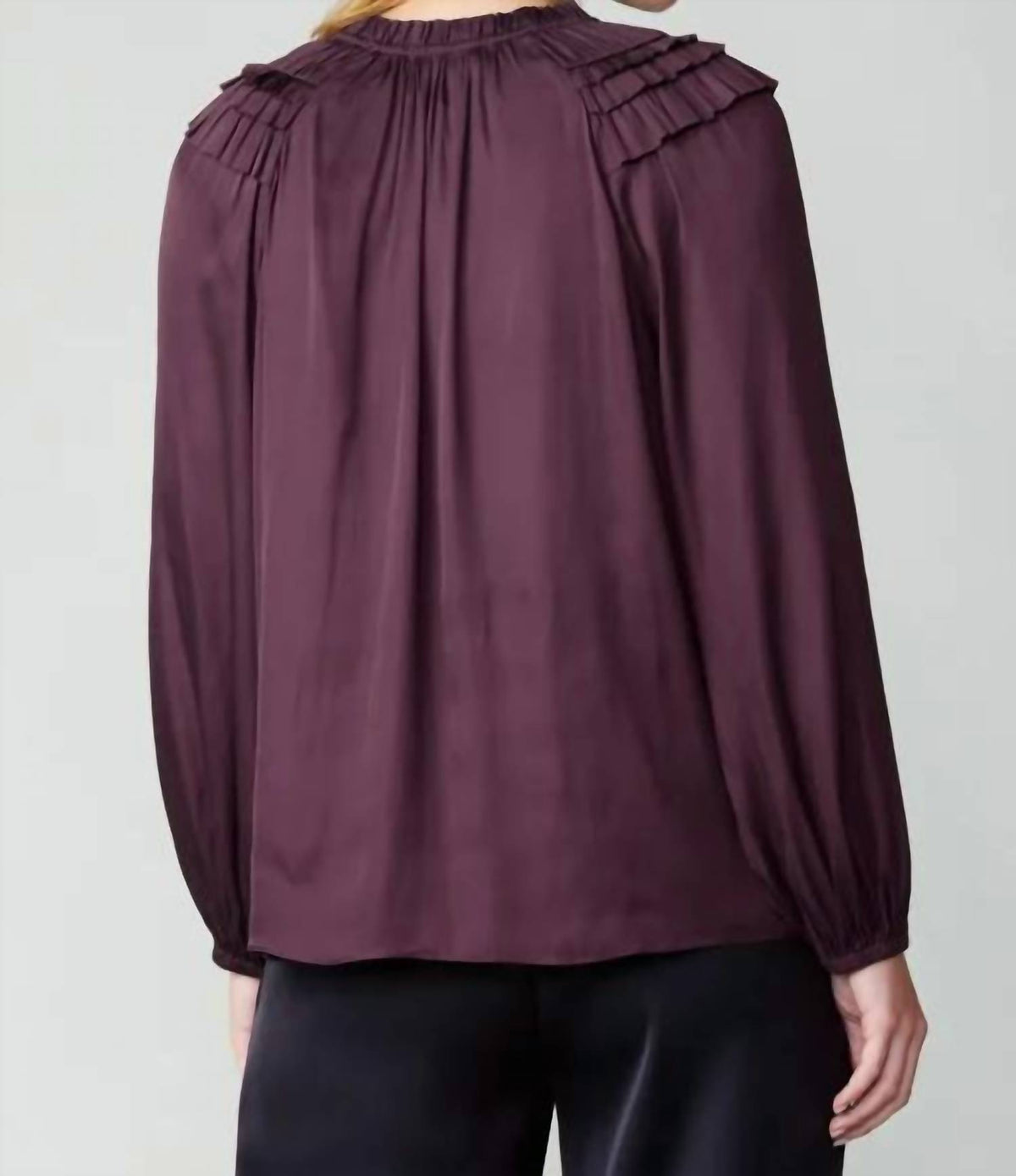 Current Air - Smocked Shoulder Blouse