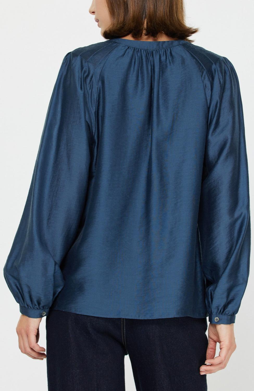 Current Air - Split Neck Blouse