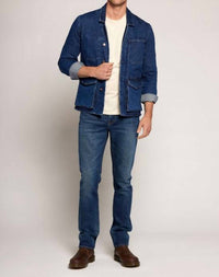 Current/Elliott - Denim Button Down Blazer