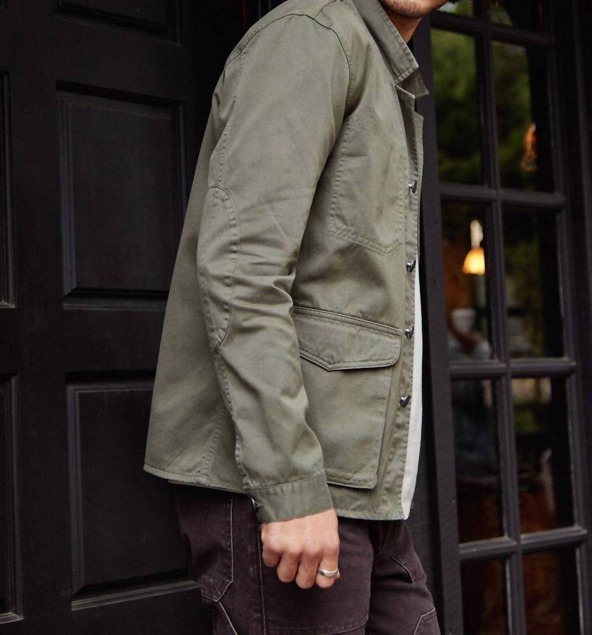 Current/Elliott - Solid Button Down Blazer