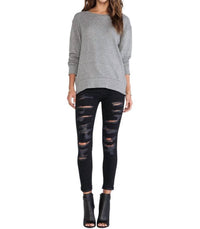 Current/Elliott - Stiletto Tattered Jeans