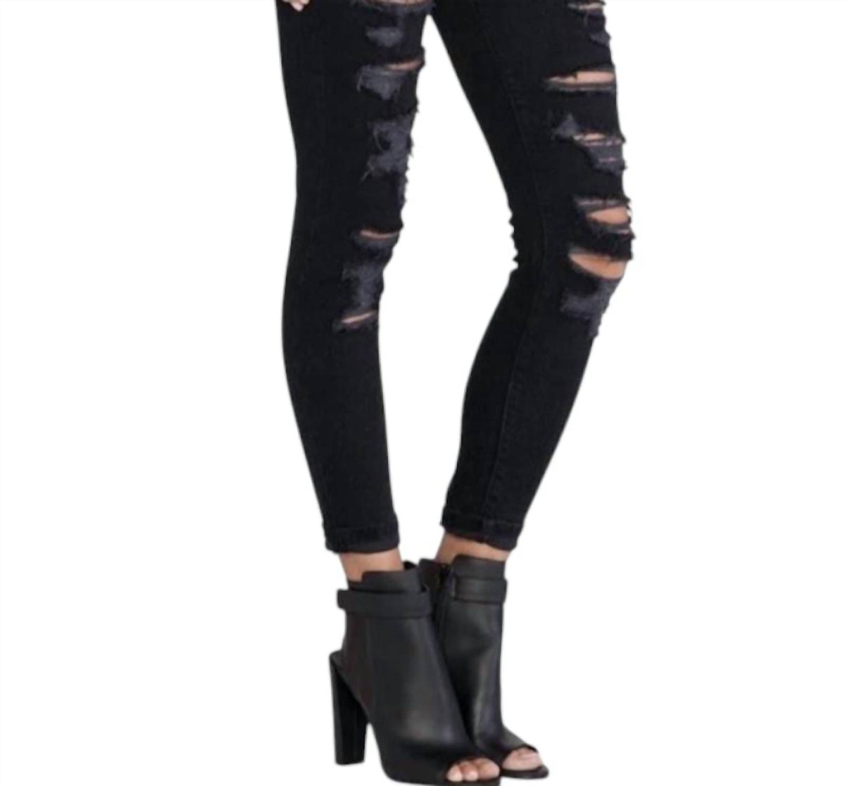 Current/Elliott - Stiletto Tattered Jeans