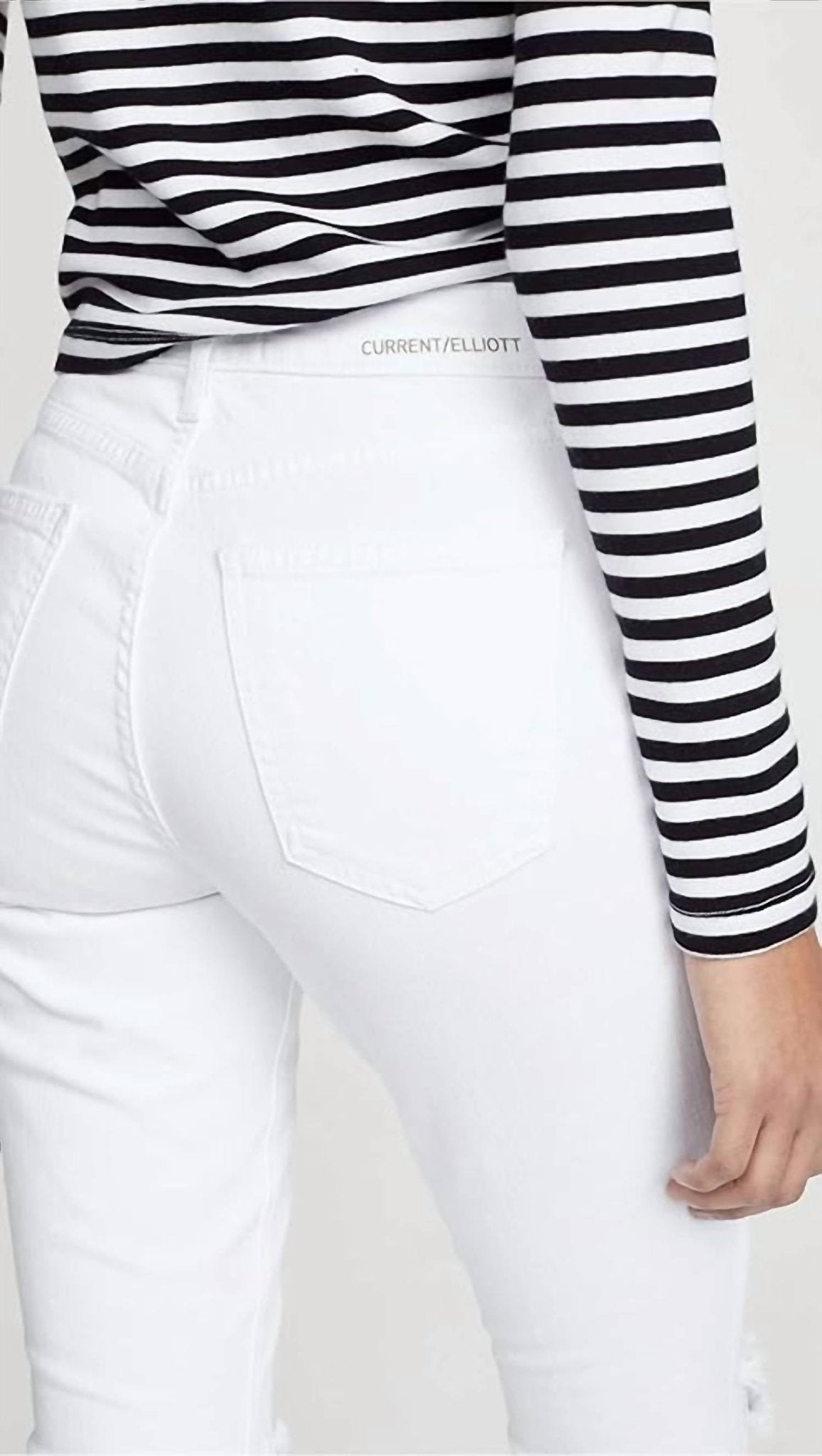 Current/Elliott - High Waist Stiletto Jeans - clothing - cotton - blend - jeans