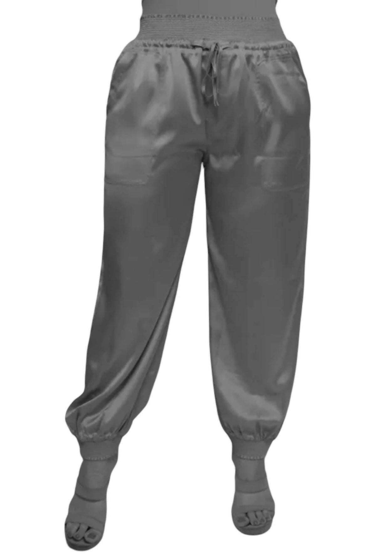 Curve Market - Extended Size Satin Jogger