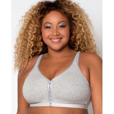 Curvy Couture - Cotton Luxe Front & Back Close Wireless Bra