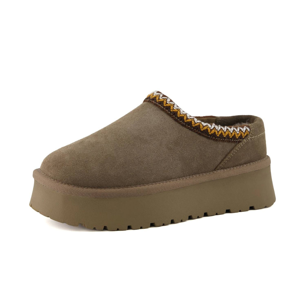 Cushionaire - Women's Kabuki Platform Mule Slippers