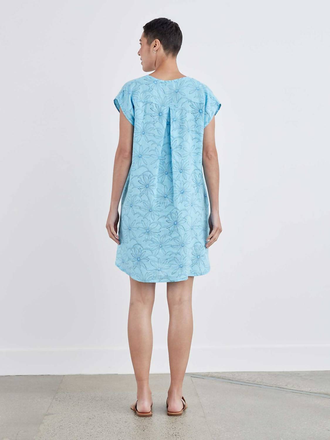 Cut Loose - Daisy Henley Dress - blue - clothing - collection:vacationdresses(Auto)