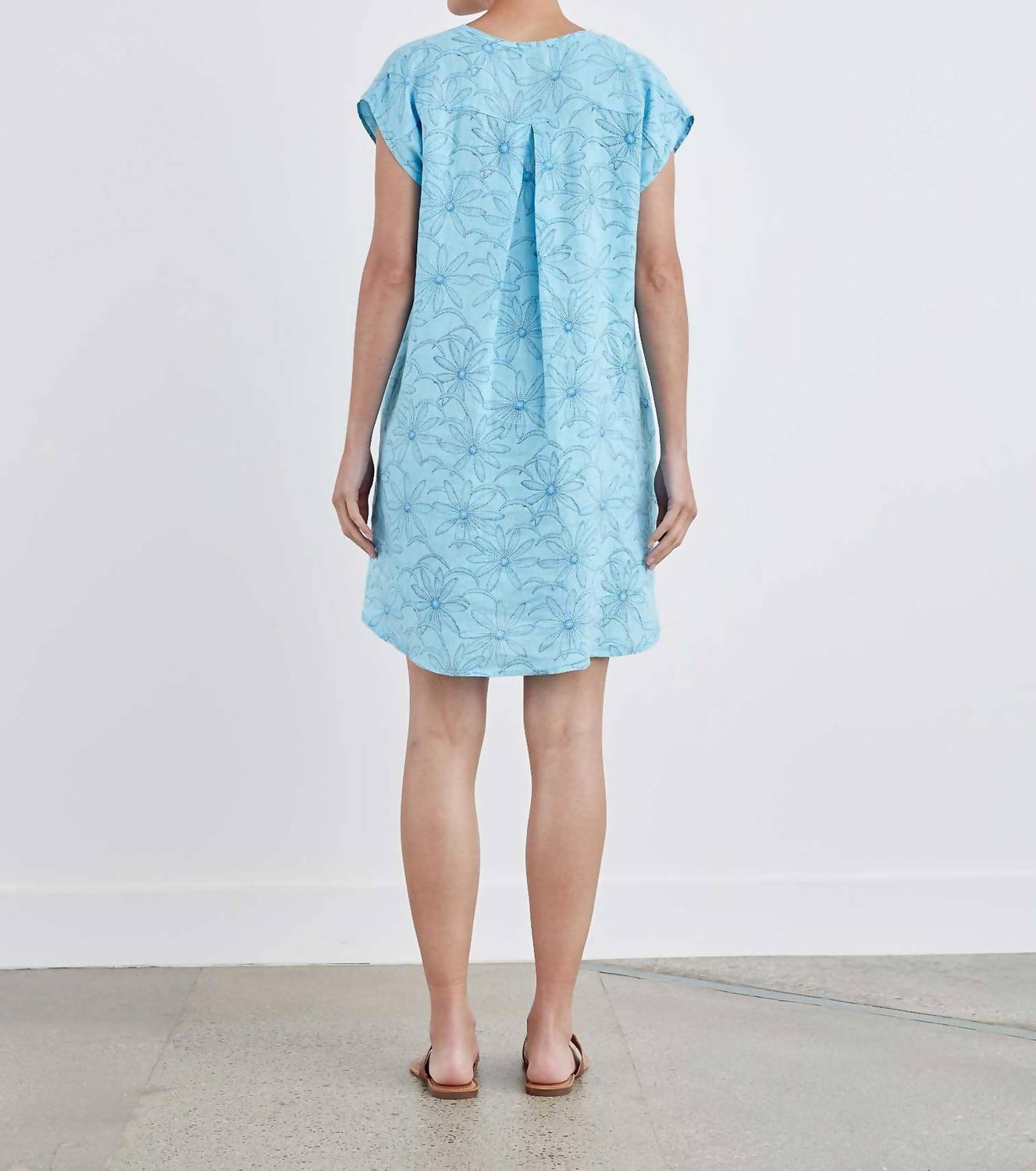 Cut Loose - Daisy Henley Dress - blue - clothing - collection:vacationdresses(Auto)