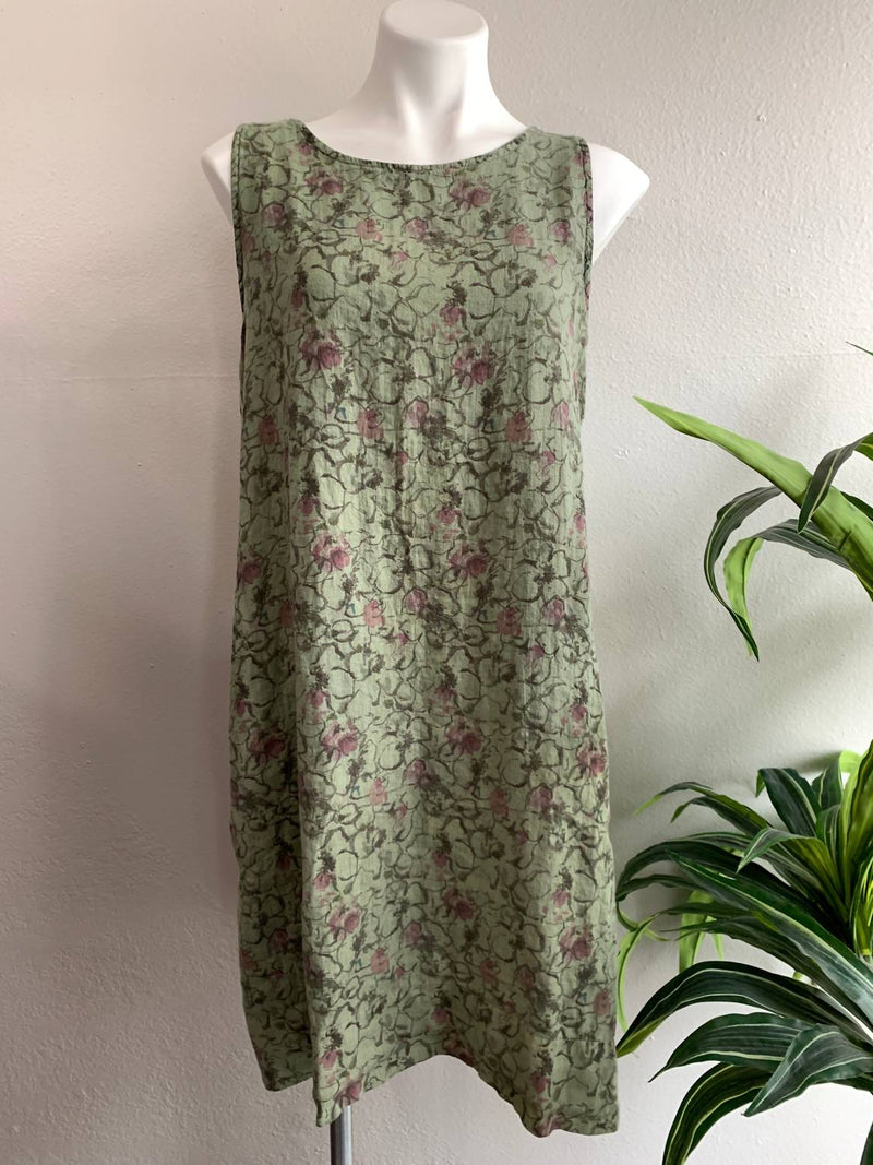 Cut Loose - Linen Shift Dress - clothing - collection:vacationdresses(Auto) - dresses
