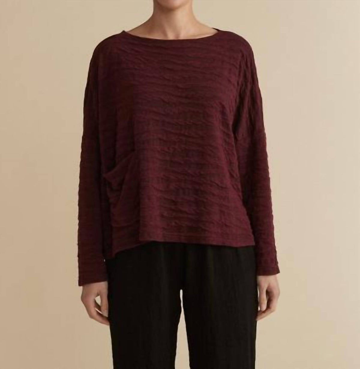 Cut Loose - Texture Knit Pullover Top